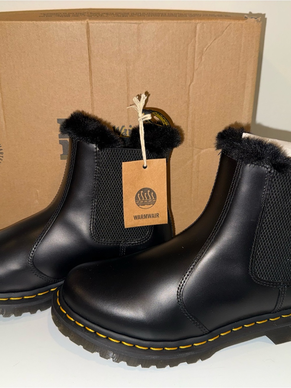 Dr. Martens Leonore Faux Shearling Lined Boots - Picture 2 of 6
